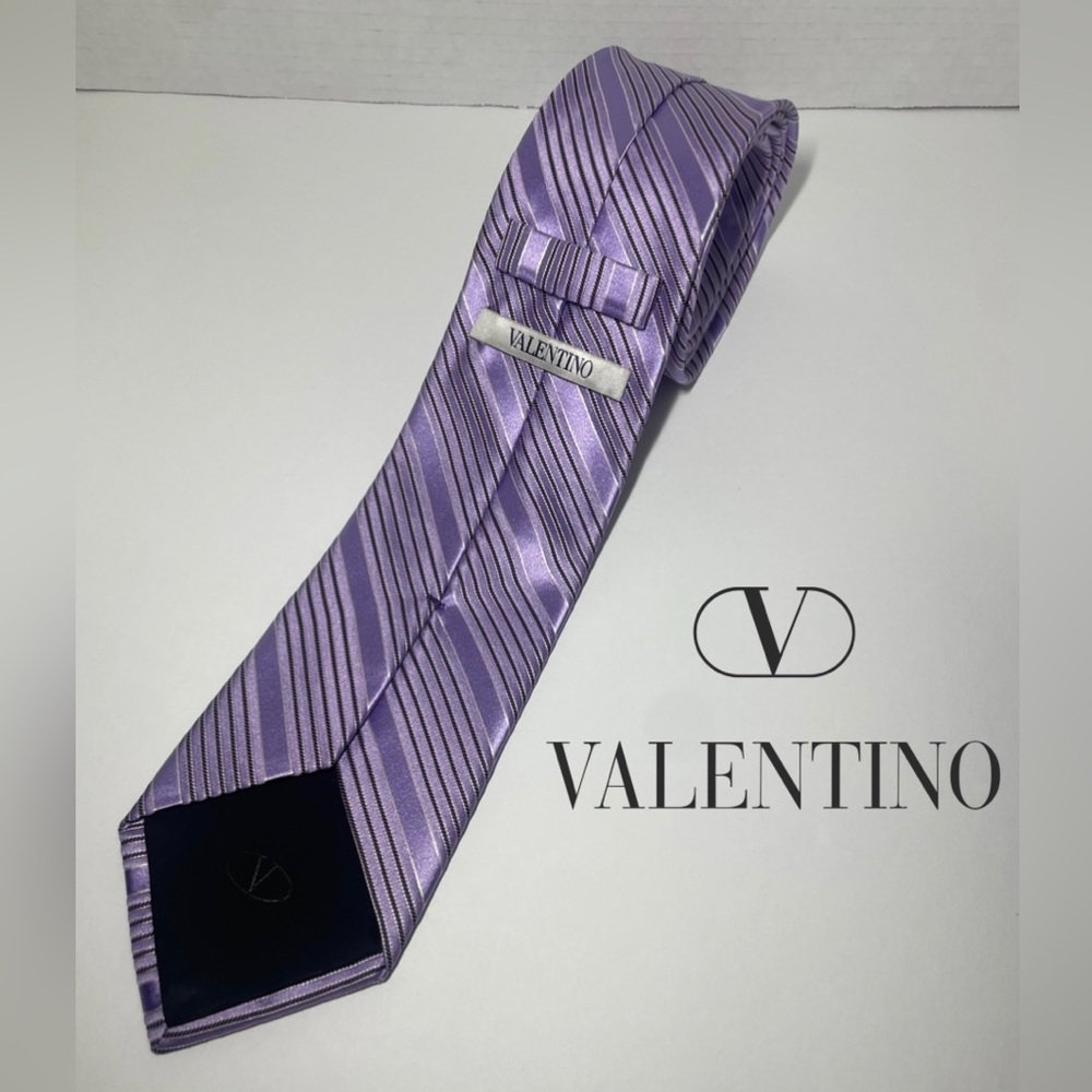 Authentic Valentino Men’s Purple Neck Tie